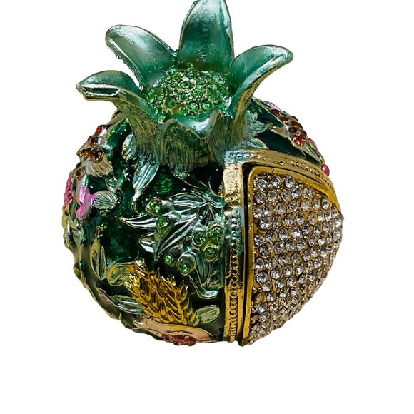 Jewelry Box Pineapple Collectible Figurines Multicolored 3" to 4" inches - Picture 7 of 8